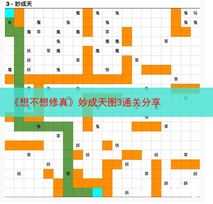 《想不想修真》妙成天图3通关分享